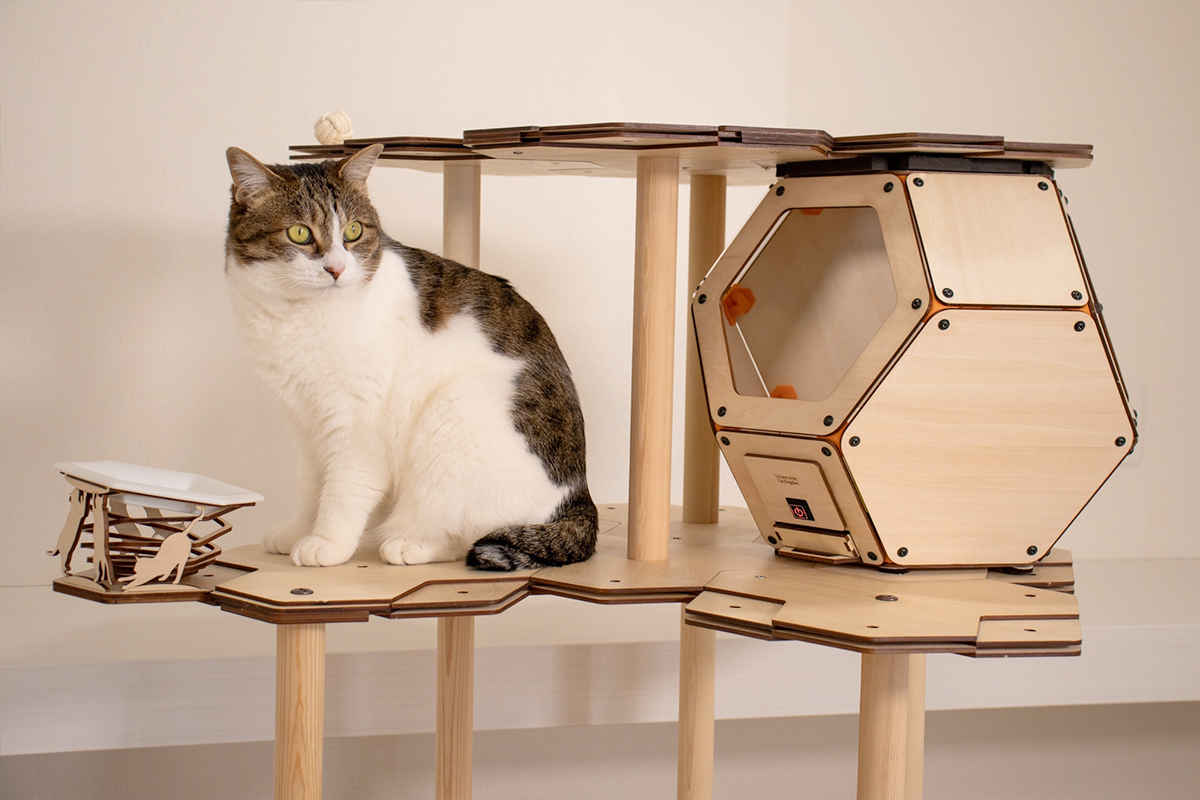 木製のキャットタワー にゃんこタワー 公式サイト 子猫からok国産で安心